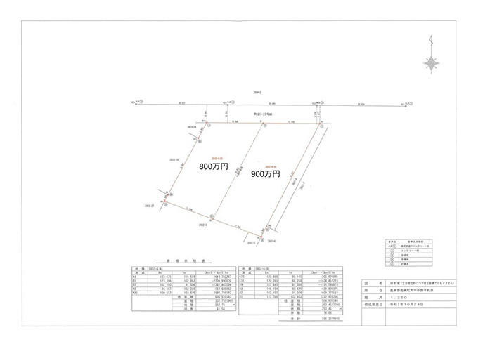 邑楽町中野2802 区画